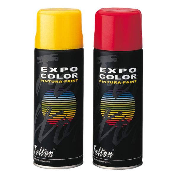 PINTURA SPR. NEGRO MATE 400 FELTON